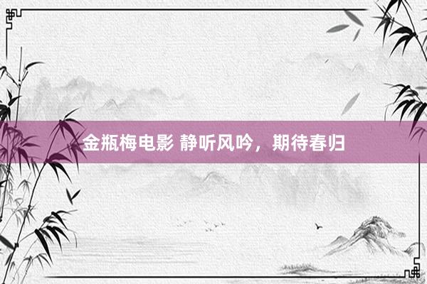 金瓶梅电影 静听风吟，期待春归